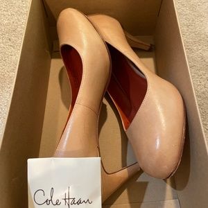 Cole Haan leather  violet air pump